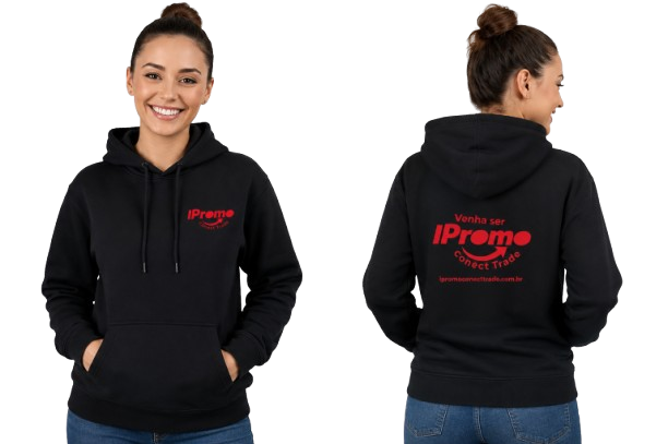 Moletom Oficial iPromo Conect Trade — frente e costas